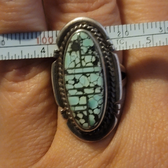 Navajo P.A Smith Sterling Silver Ring Sz5 - Picture 2 of 9
